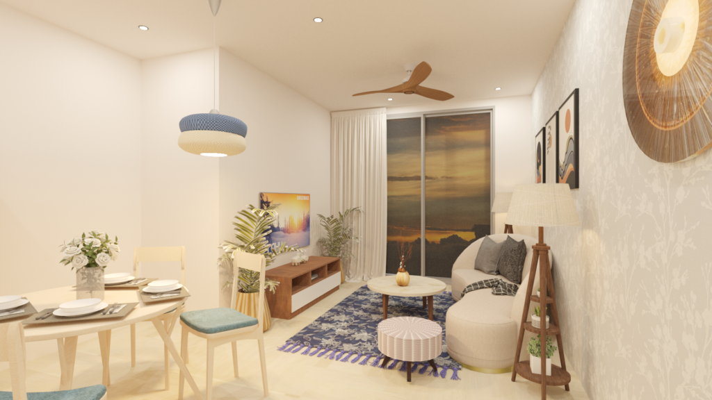 Modern living room interior designs in Bangalore
